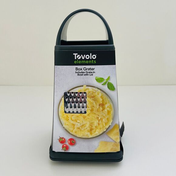 Tovolo Other - TOVOLO Elements 4 Sided Stainless Steel Box Grater With Storage BIn
